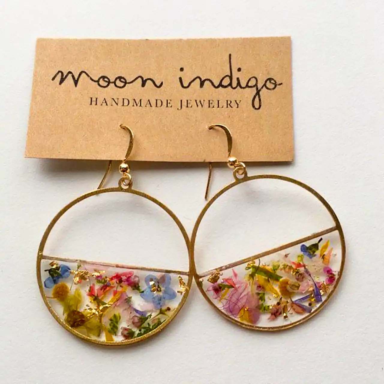 گوشواره رزین دست ساز