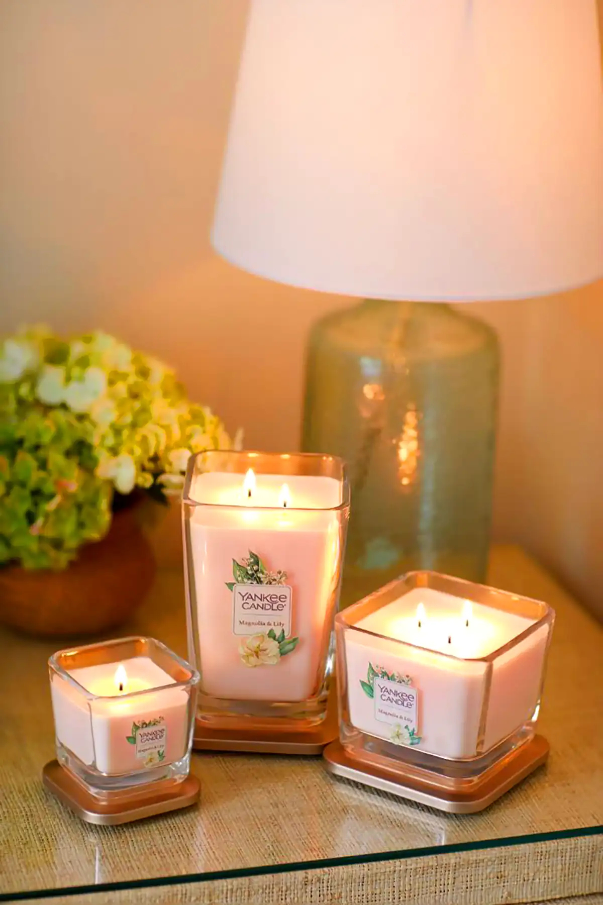 شمع شیشه ای معطر