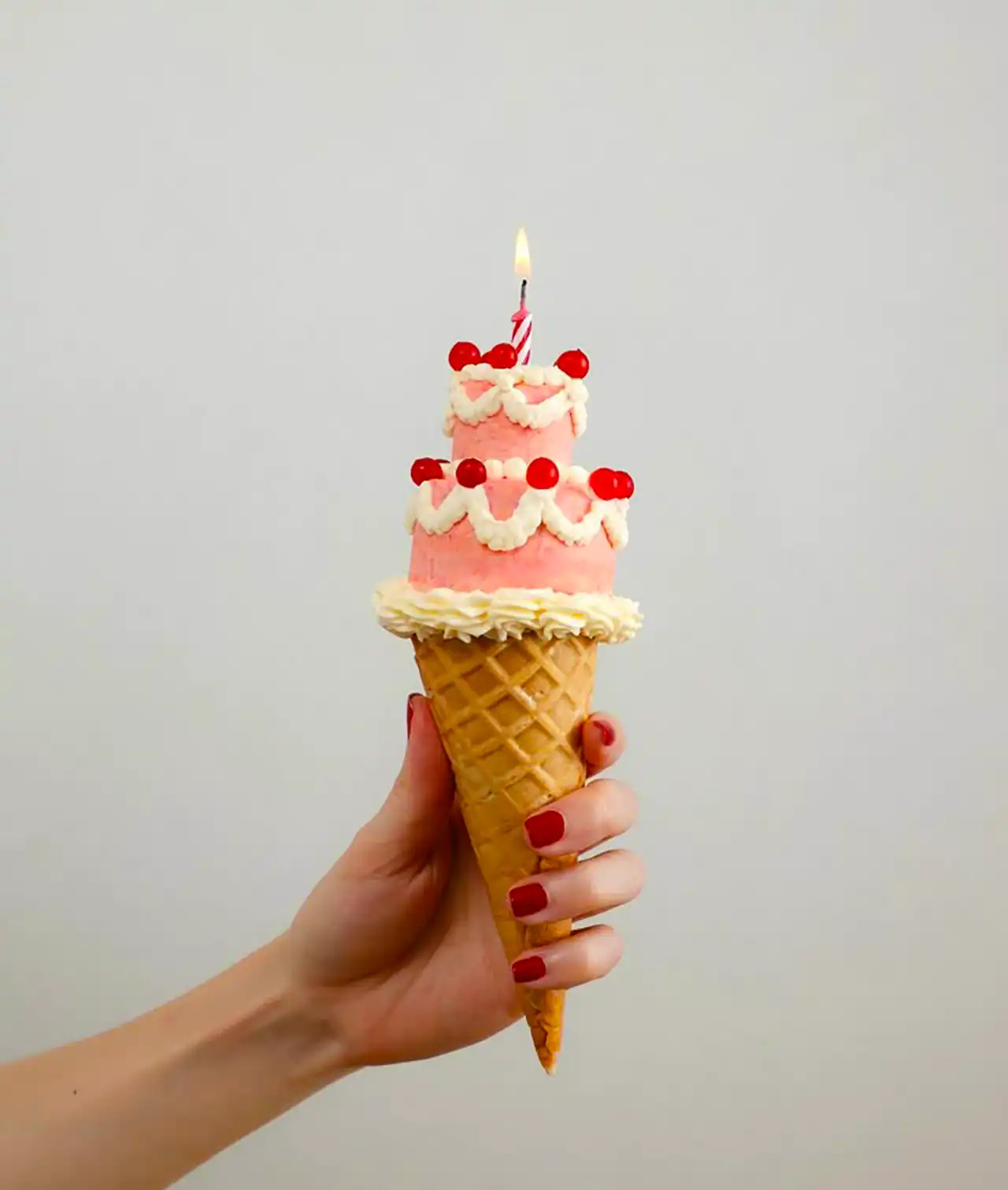 کیک بستنی جدید تولد