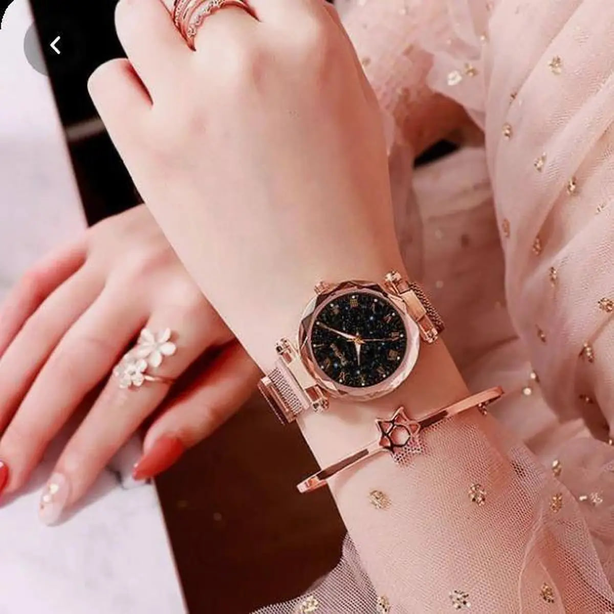 تصویر از ست ساعت و دستبند زنانه