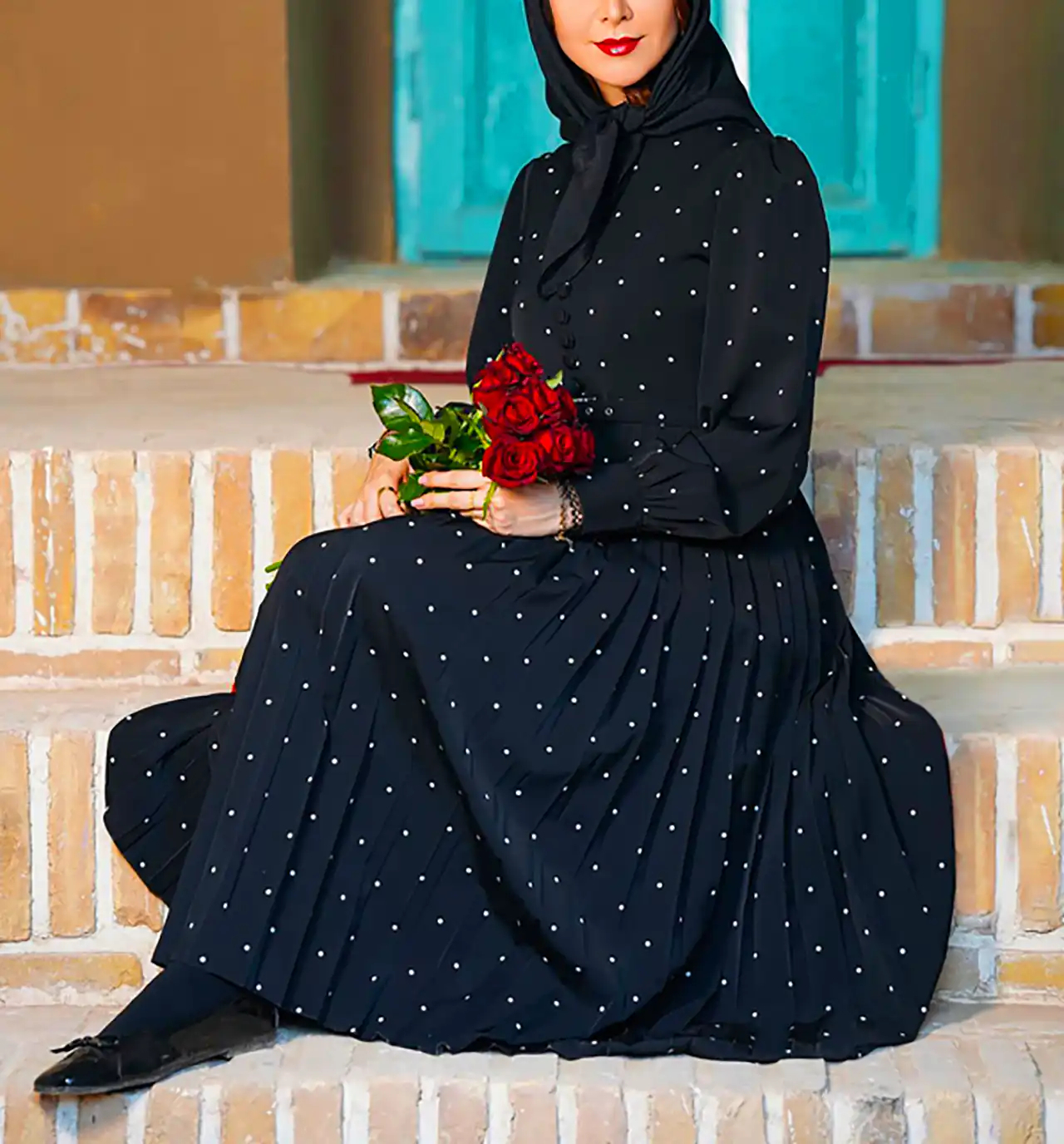 مانتو باحجاب پوشیده و راحت