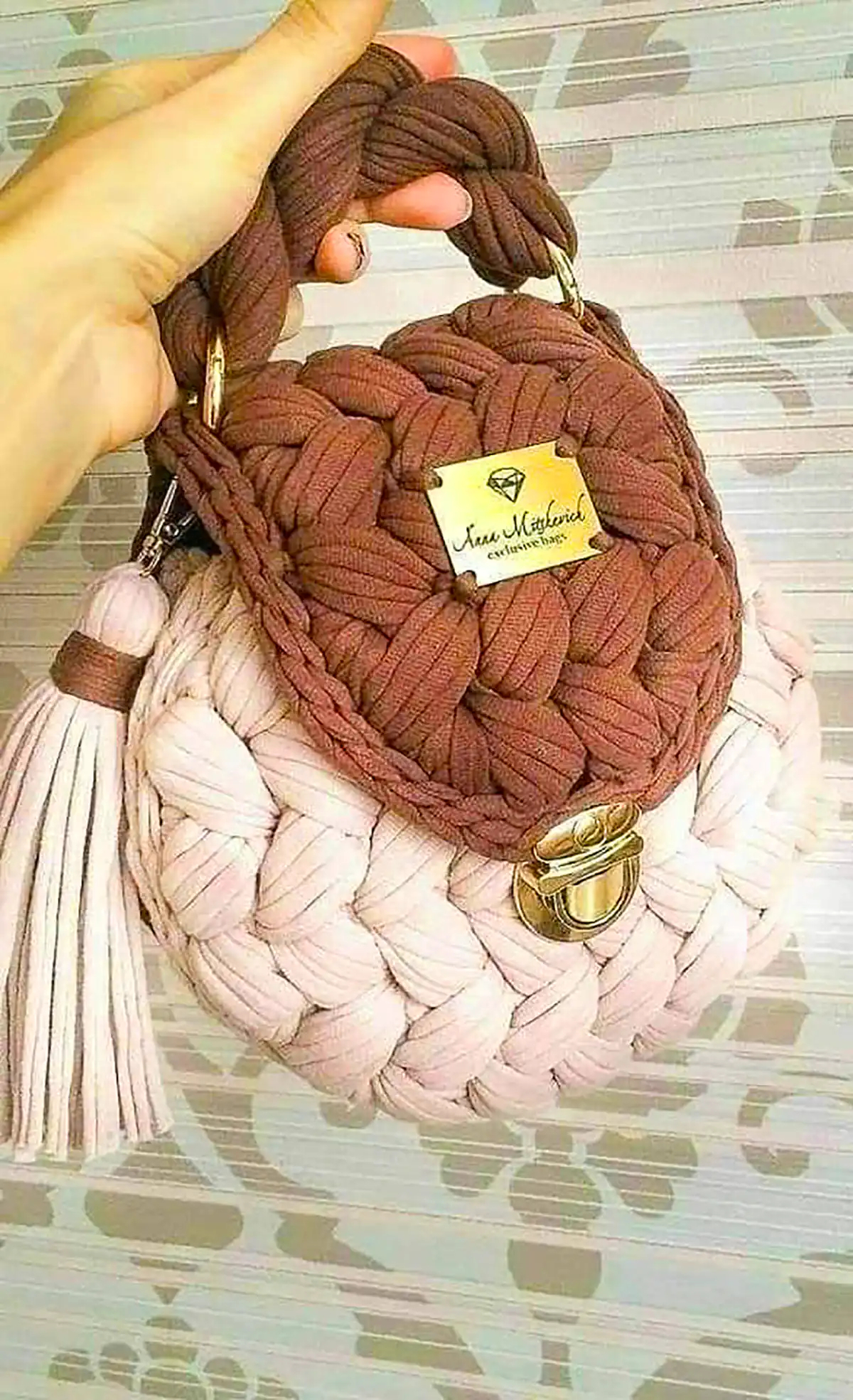 کیف بافتنی زیبا و خاص