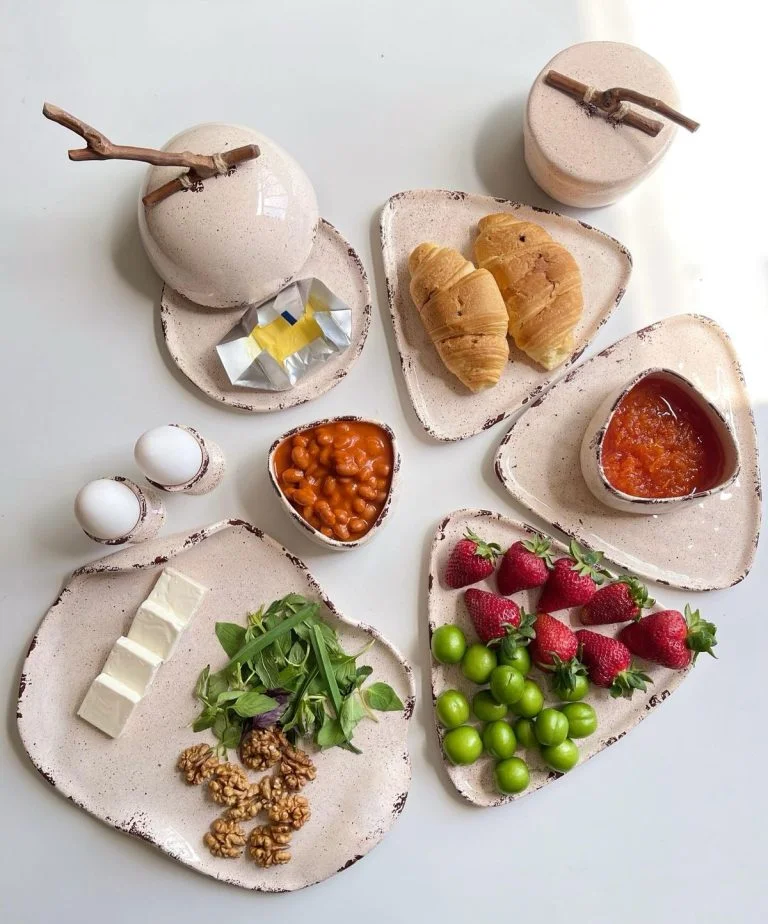 سرویس صبحانه خوری فانتزی شیک سرامیک