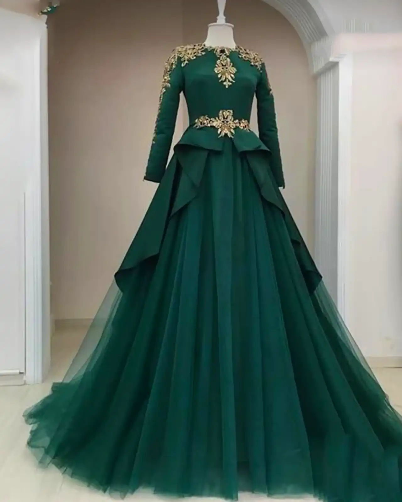 پیراهن مجلسی کله غازی شیک