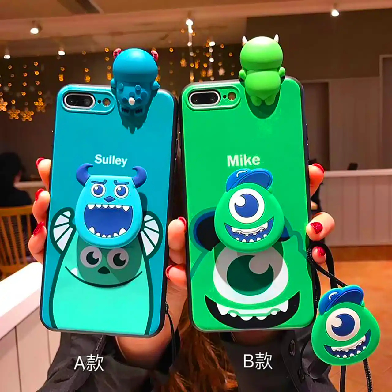 قاب گوشی طرح خانواده هیولاها