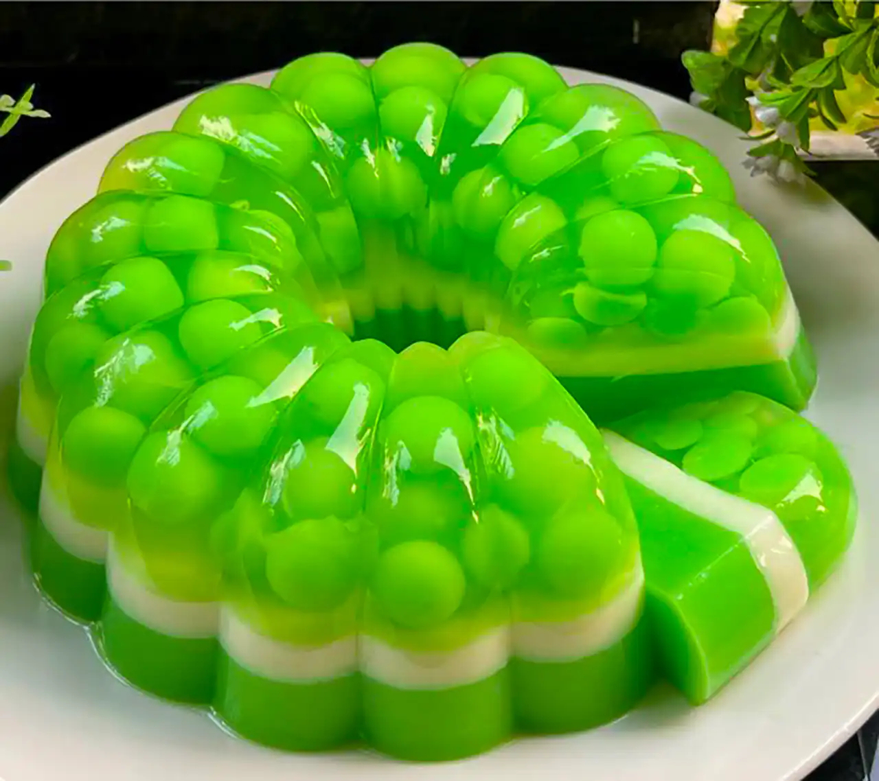 دسر ژله ای پاییزی جذاب