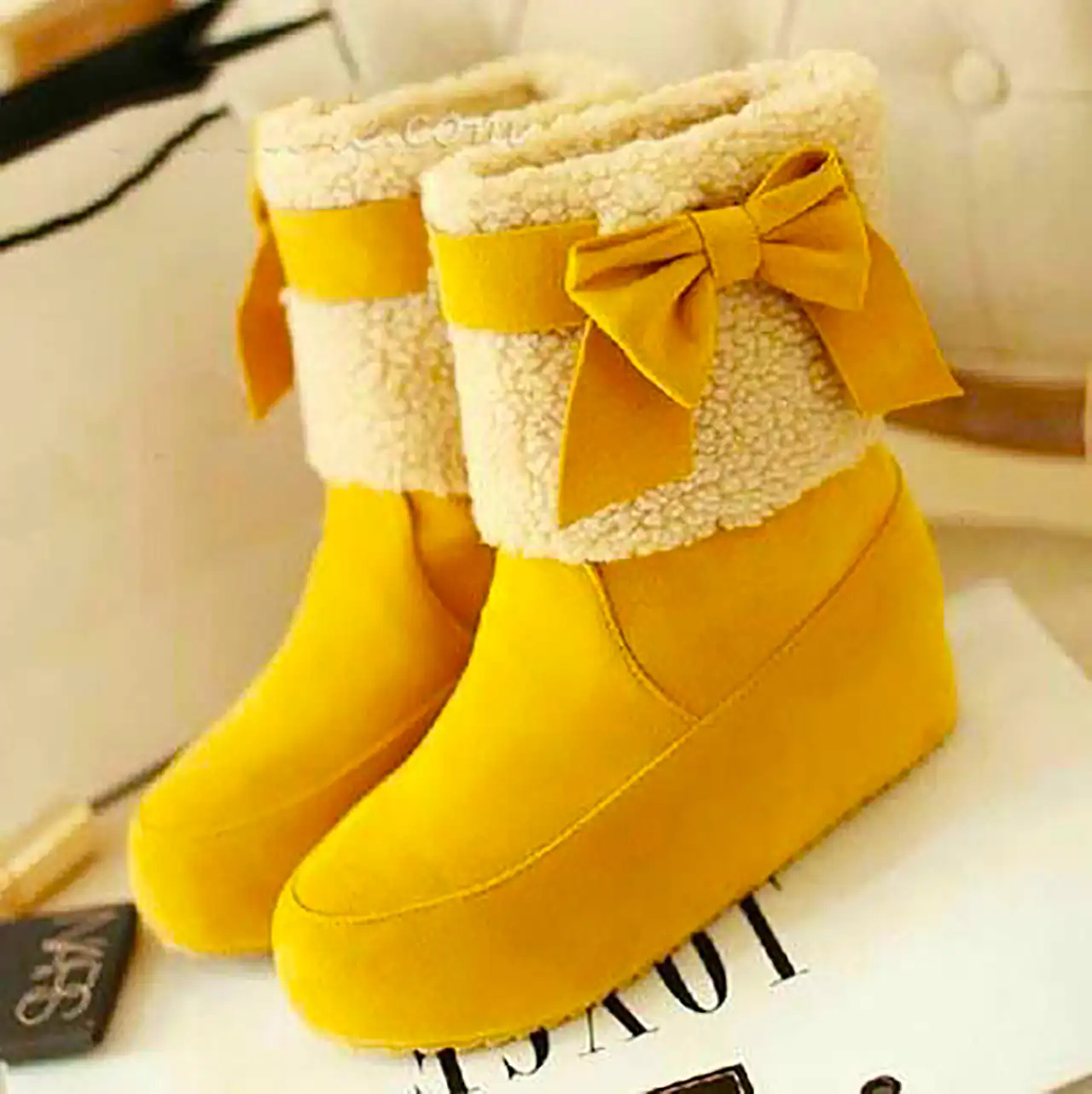 بوت خزدار زمستانی