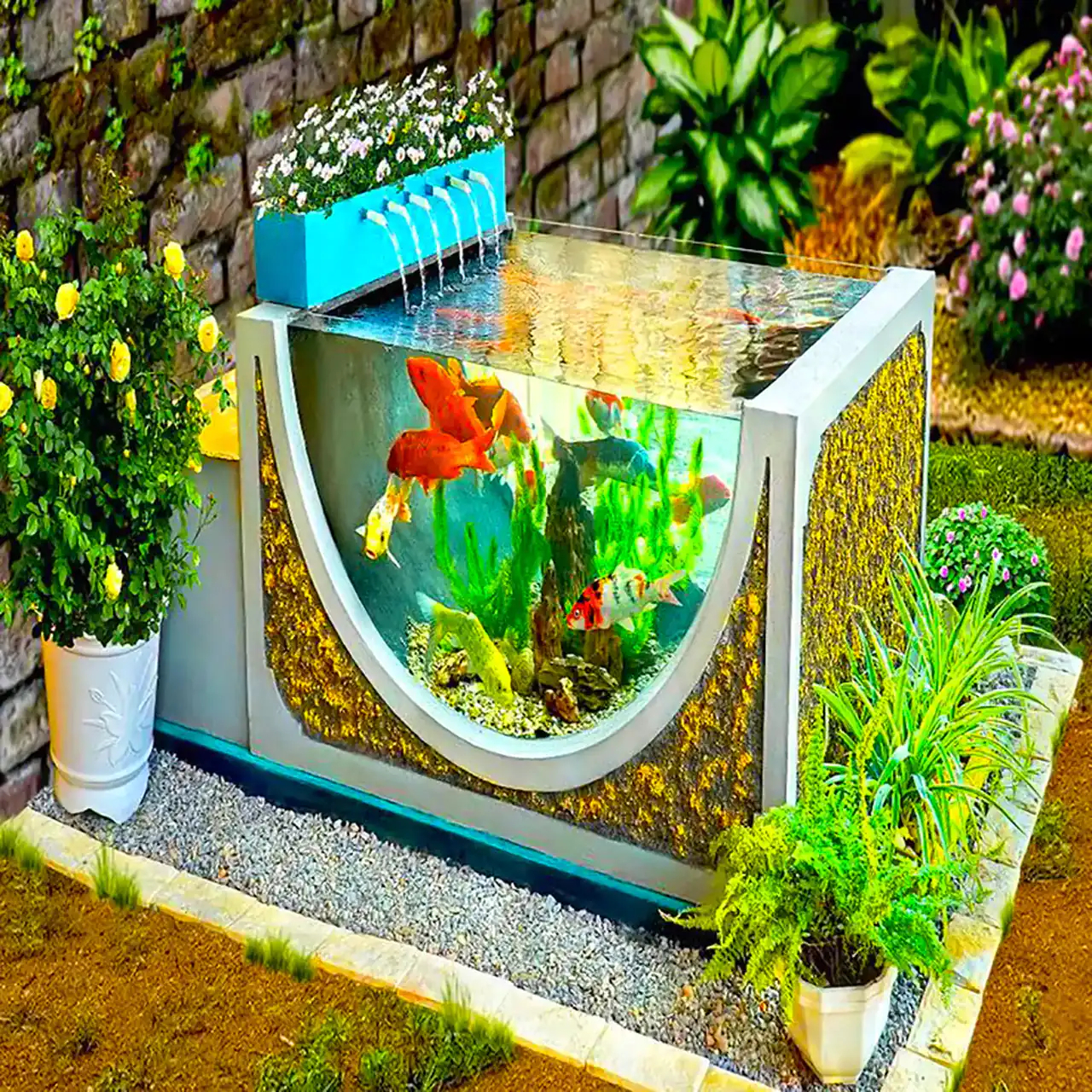 مدل اکواریوم شیک + زیباترین مدل های اکواریوم شیک و لاکچری و خفن