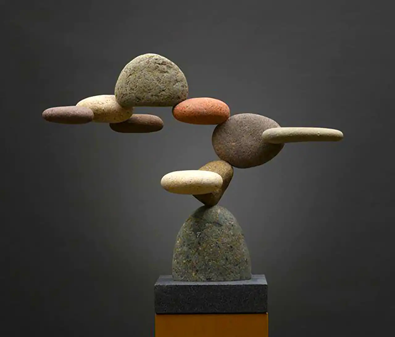 کاردستی هنری با سنگ رودخانه