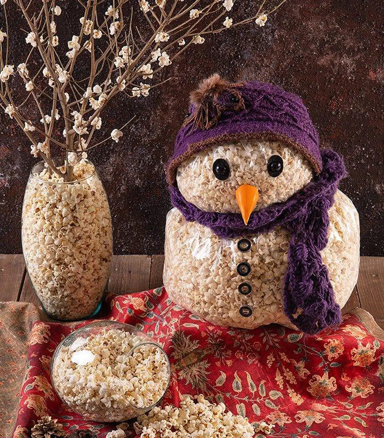 تزیین پفیلا شب یلدا + جدیدترین و شیک ترین مدل های تزیین پفیلا برای شب یلدای امسال