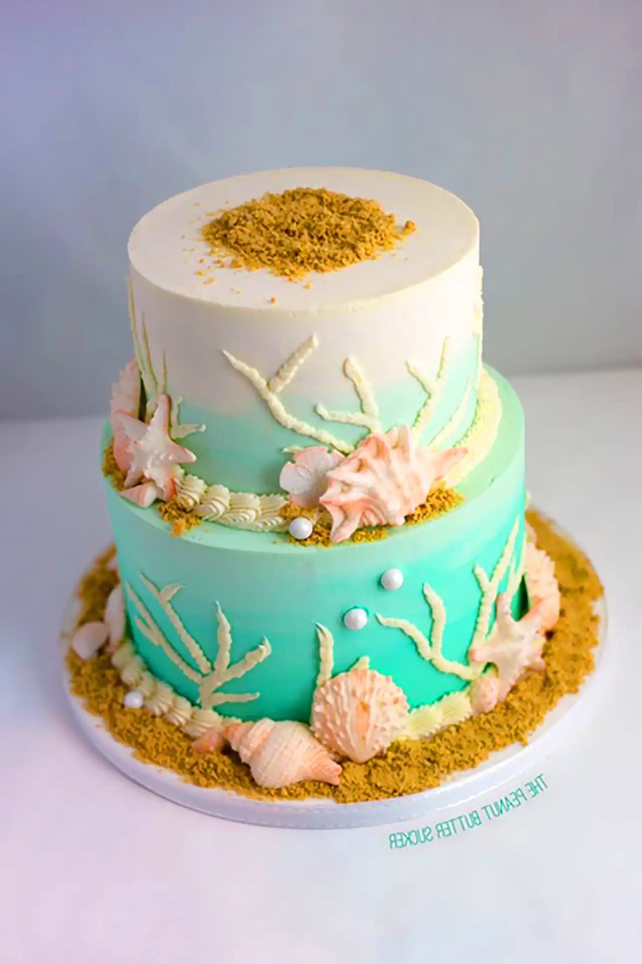 مدل کیک تم ساحل و دریا