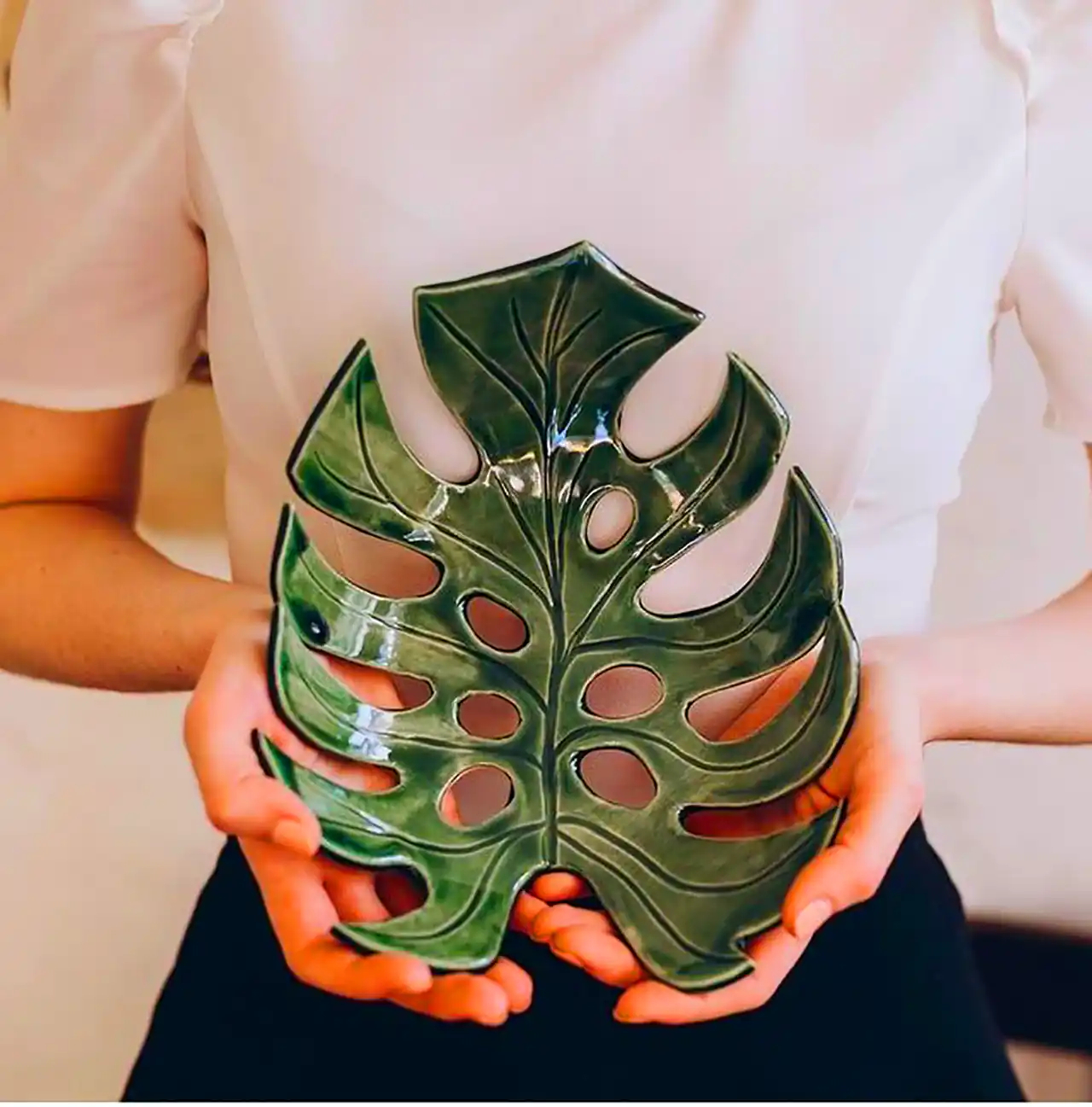 ظرف طرح برگ انجیری 