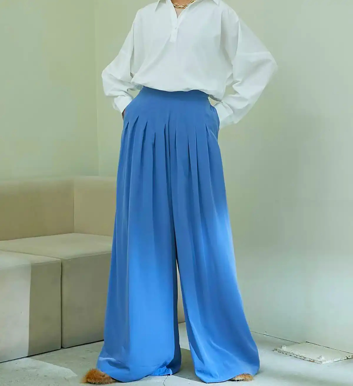 شلوار فول بگ تابستونی