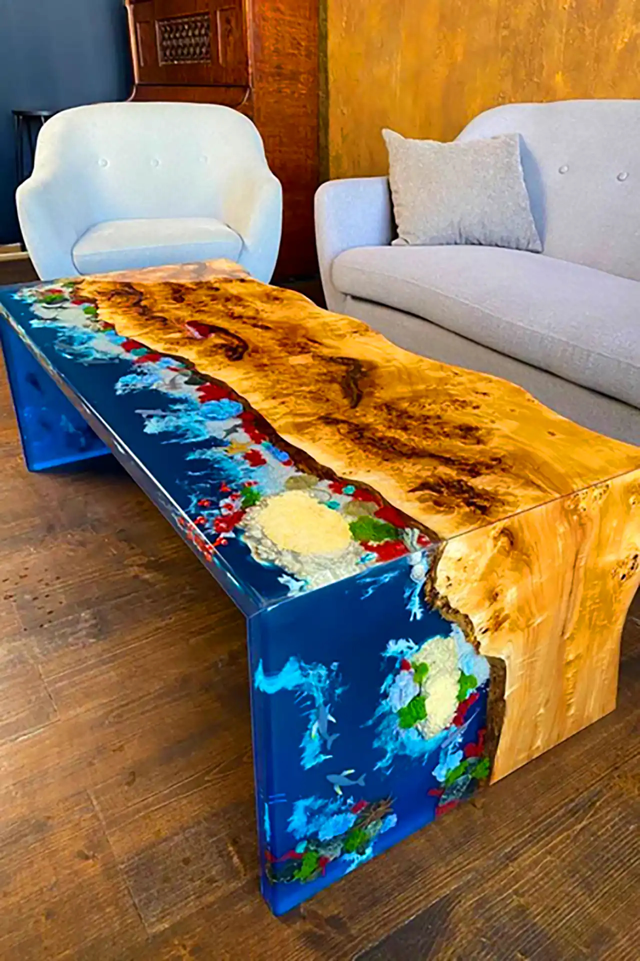 میز جلو مبلی رزینی 