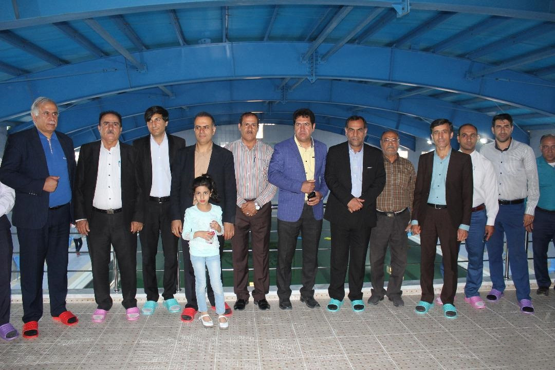 افتتاح استخر شهر فراشبند