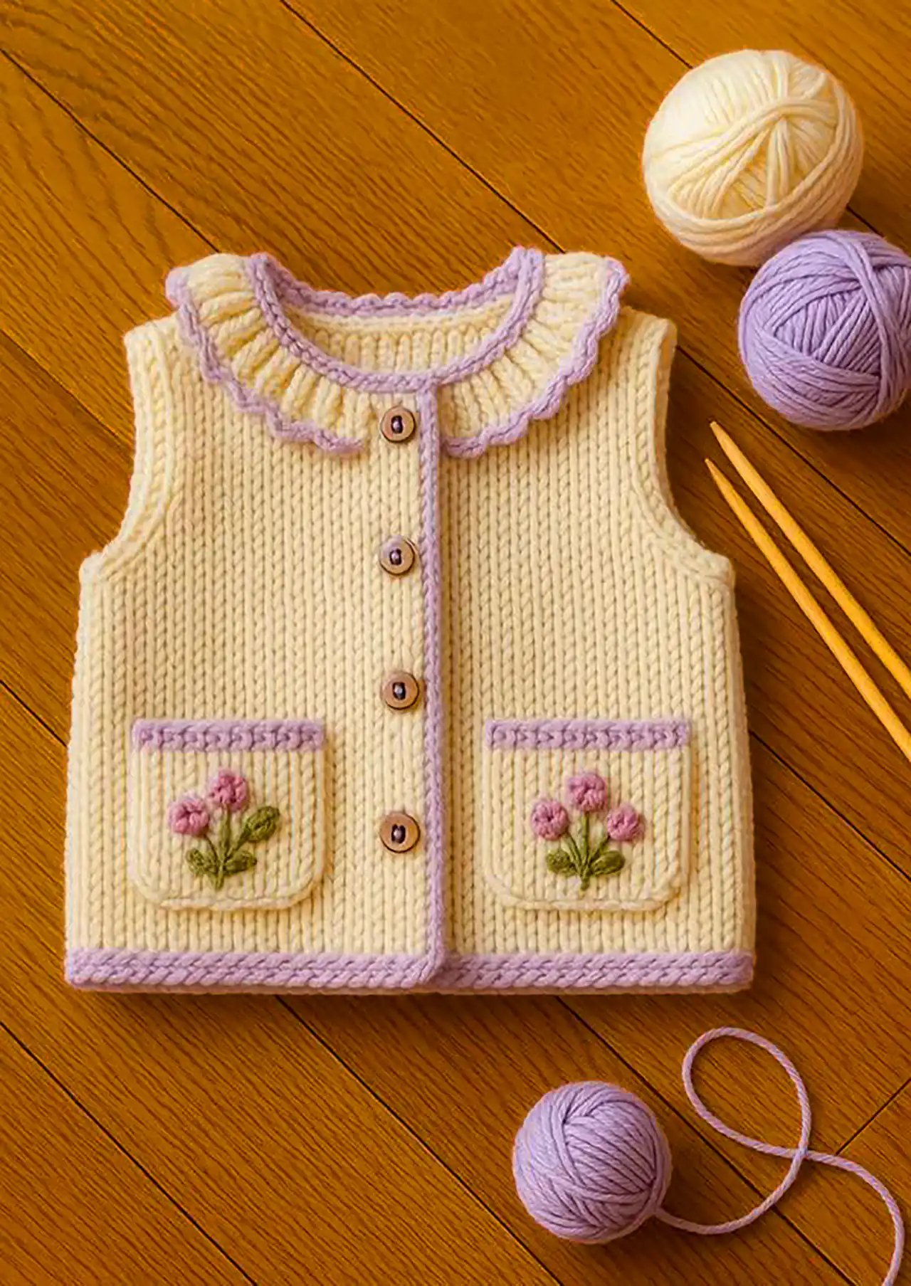 ژیله بافتنی بچه گانه