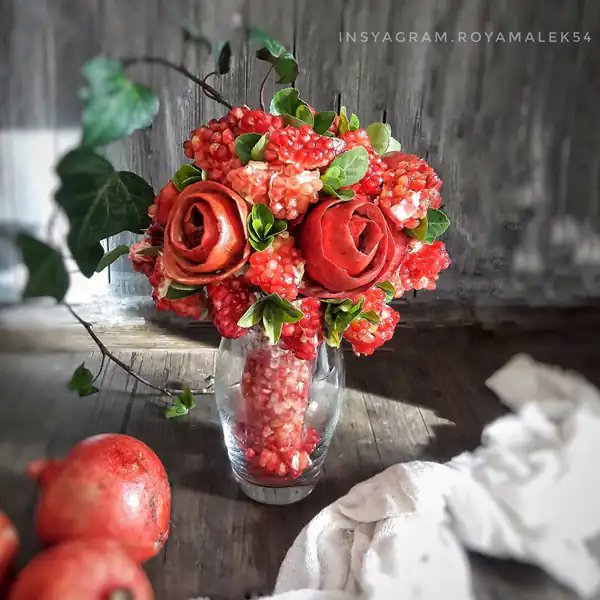 تزیین انار شب یلدا