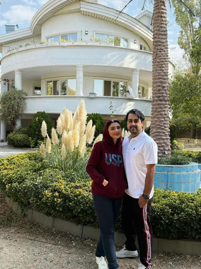 عکس/ نگاهی به خانه فوق لوکس و تریلیاردی سیما خضرآبادی بازیگر سریال بچه مهندس و همسرش