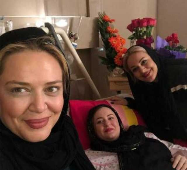 نعیمه نظام دوست در بیمارستان