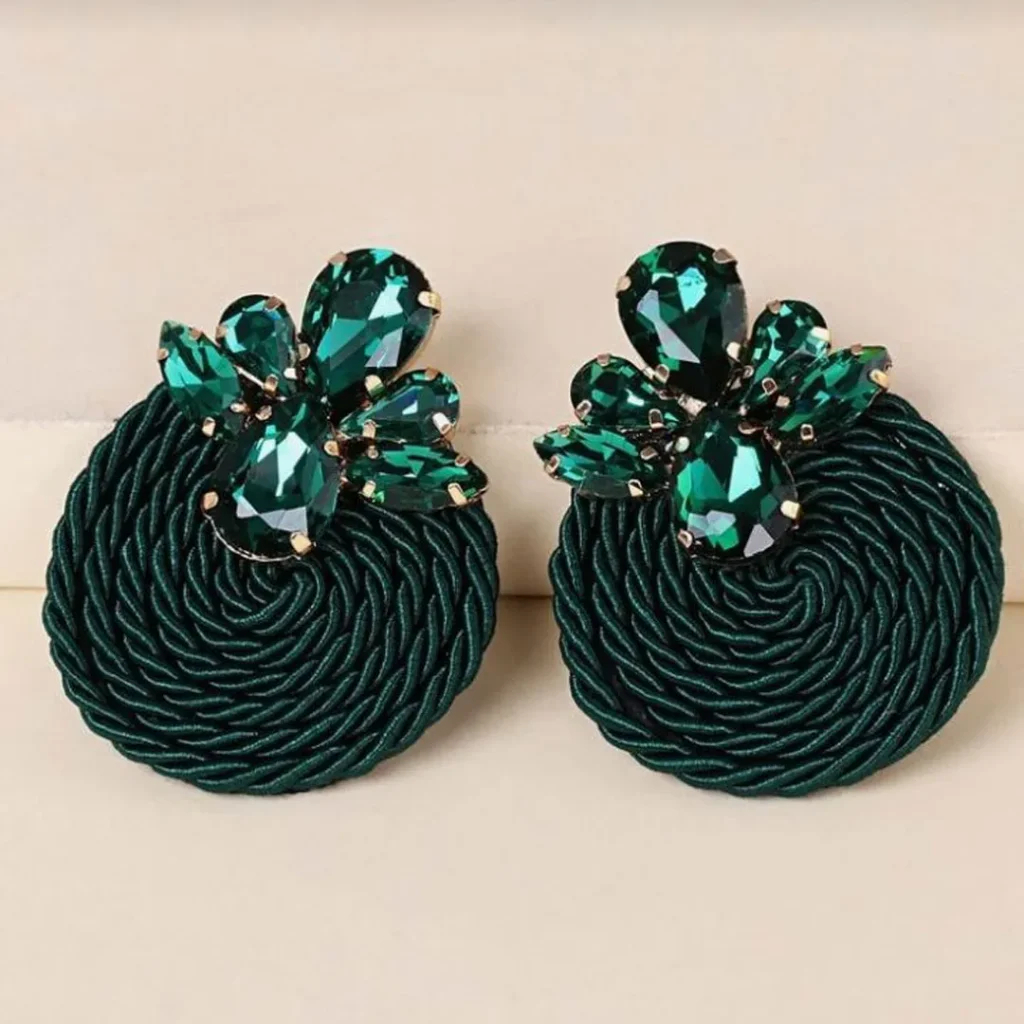 گوشواره کنفی دخترانه شیک