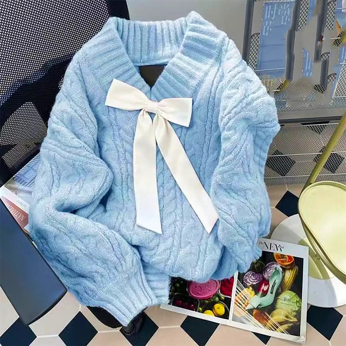 بلوز بافت زنانه شیک