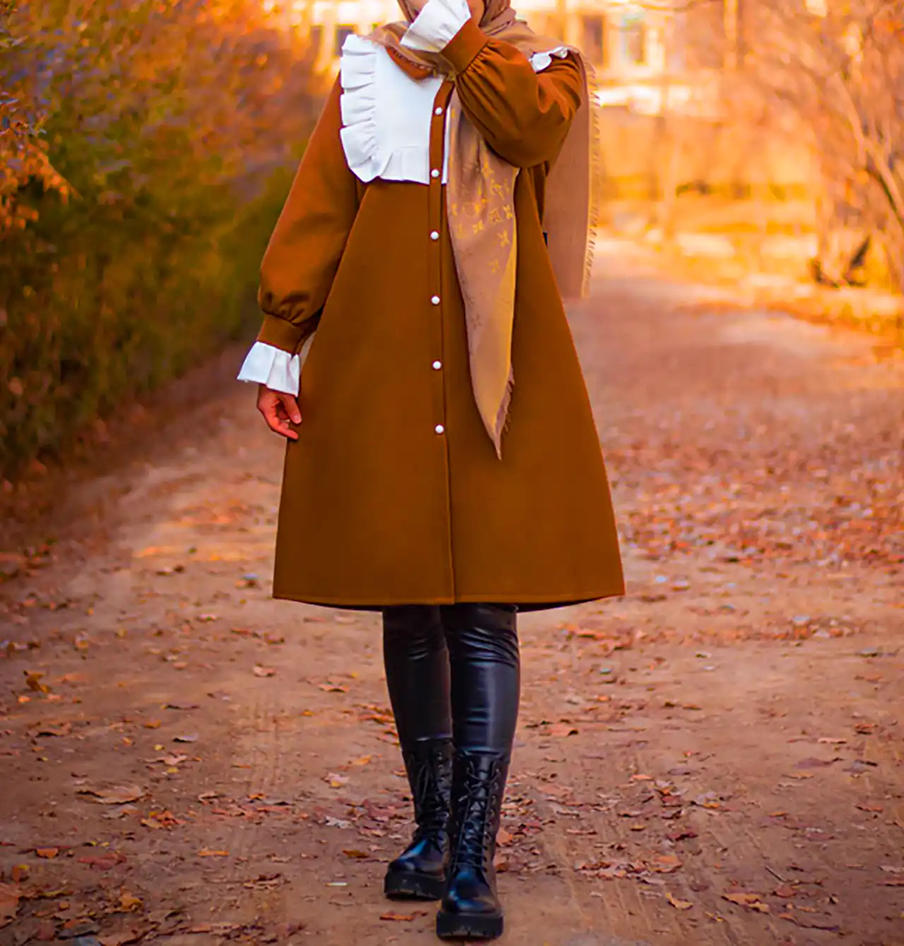 مانتو باحجاب شیک و امروزی