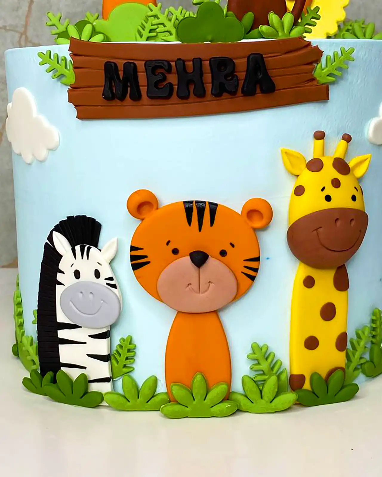 کیک تولد فانتزی حیوانات