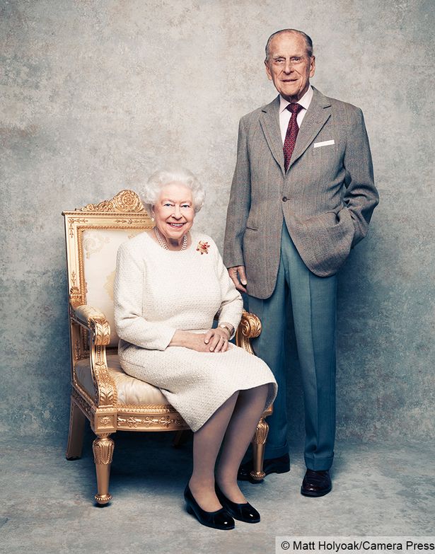 ملکه انگلیس و همسرش