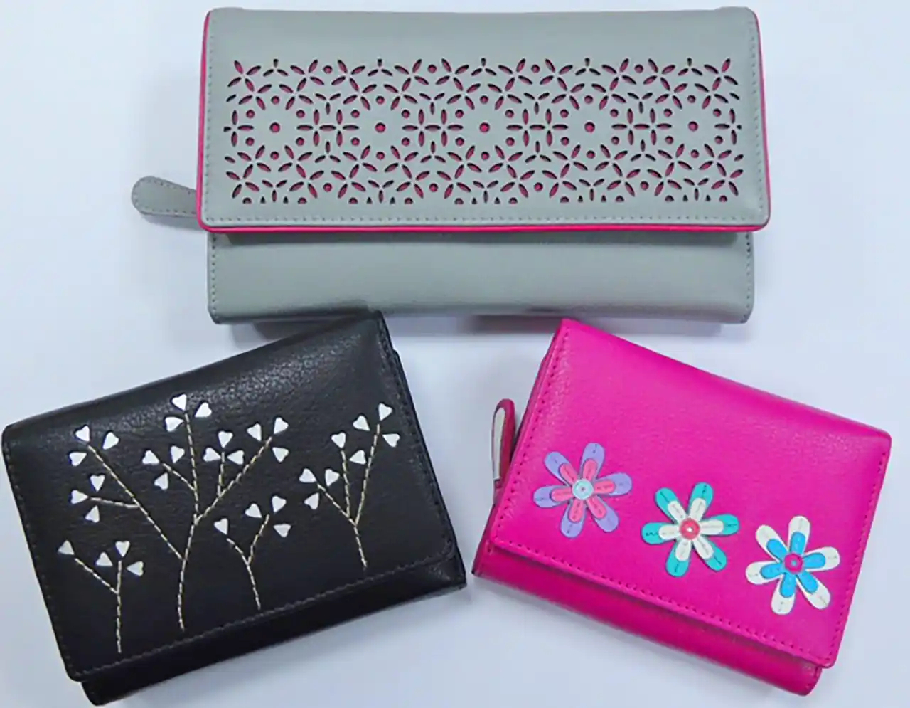 کیف پول چرمی دست دوز