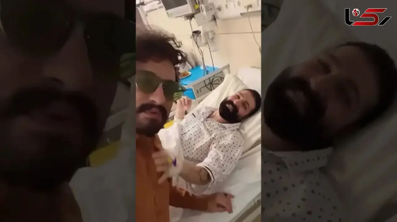 فیلم آخرین وضعیت حمید هیراد در  عیادت راغب / خودش و پزشکش پس از شیمی‌درمانی چه گفت ؟!
