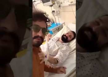 فیلم آخرین وضعیت حمید هیراد در  عیادت راغب / خودش و پزشکش پس از شیمی‌درمانی چه گفت ؟!