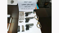 دستگیری اعضای باند خرید و فروش سلاح در چهاردانگه
