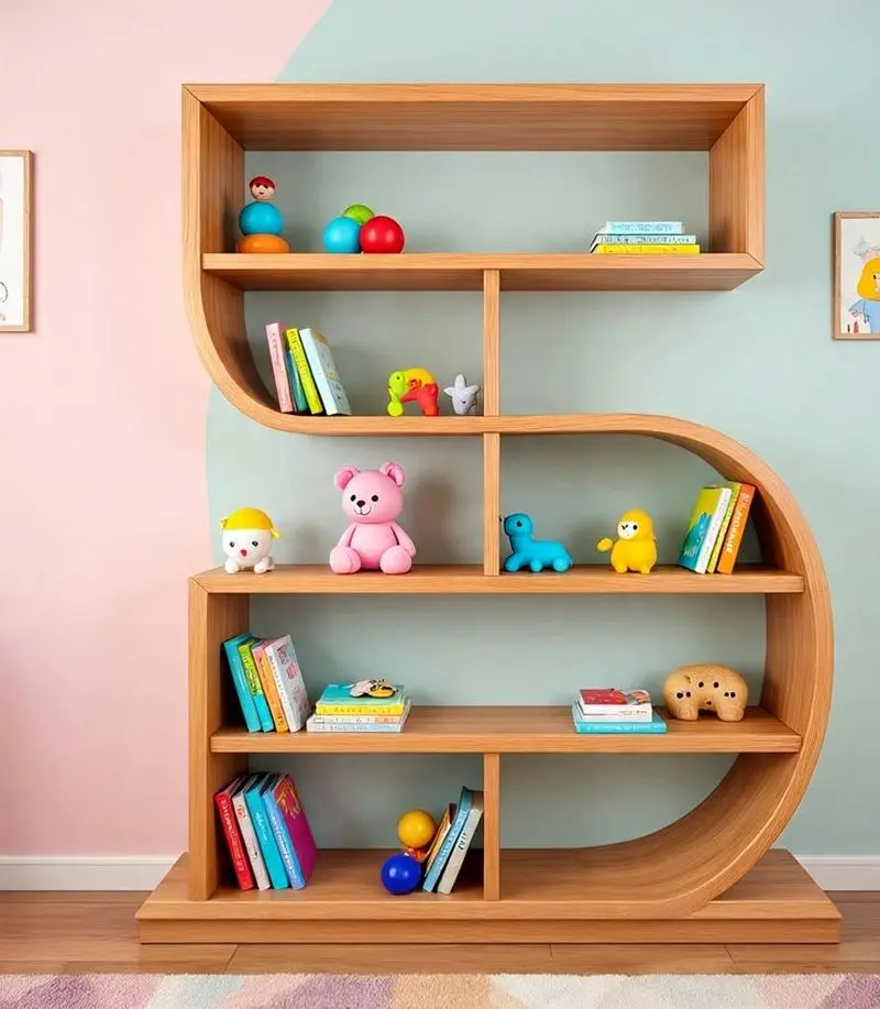 کتابخانه فانتزی اتاق کودک