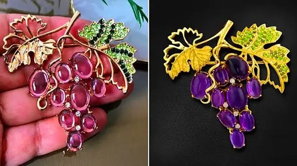 اکسسوری خوشه انگور؛ انتخابی خاص برای زیبایی لباس مجلسی