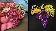 اکسسوری خوشه انگور؛ انتخابی خاص برای زیبایی لباس مجلسی