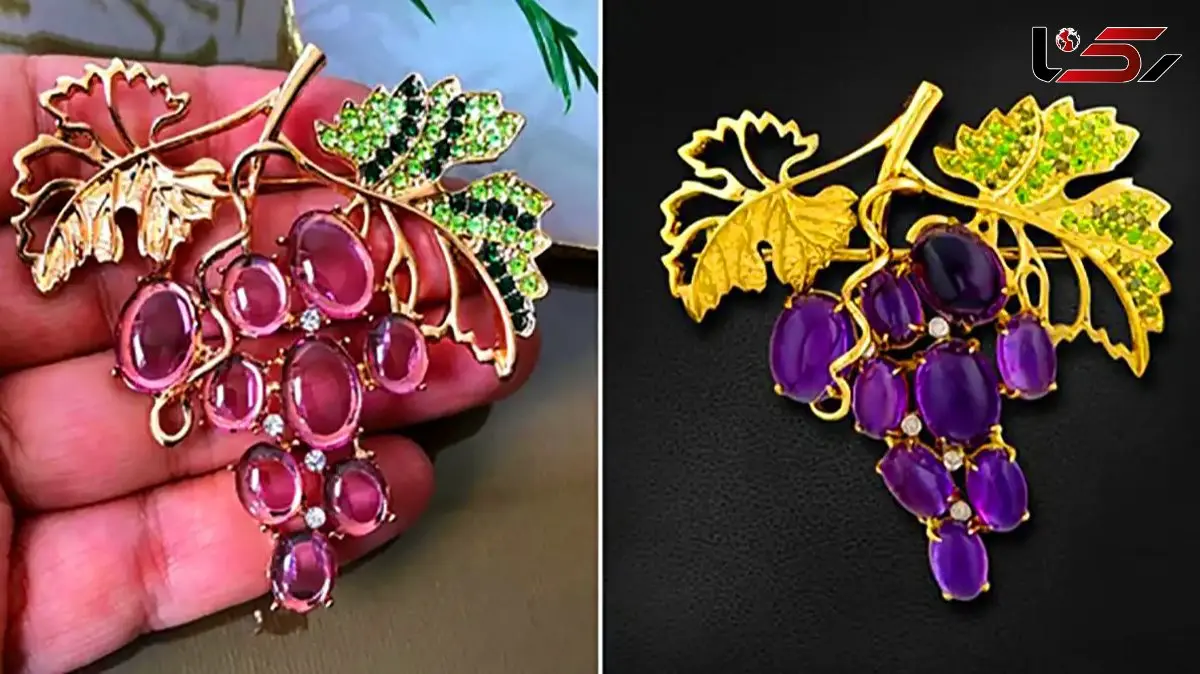 اکسسوری خوشه انگور؛ انتخابی خاص برای زیبایی لباس مجلسی