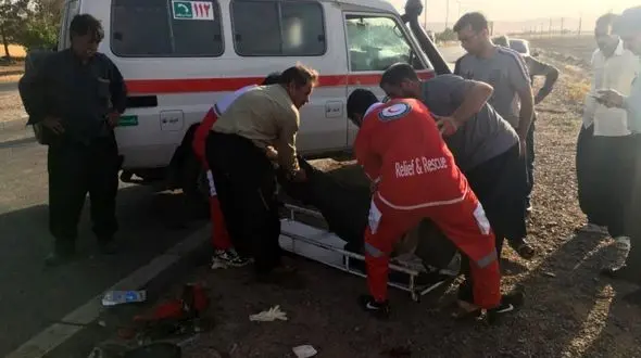 7 کشته و زخمی در دوئل دو پژو در کرمانشاه +  عکس خودروهای مچاله شده