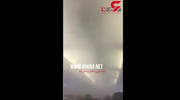 وحشت 169 مسافر به خاطر دود غلیظ در کابین + فیلم / رومانی