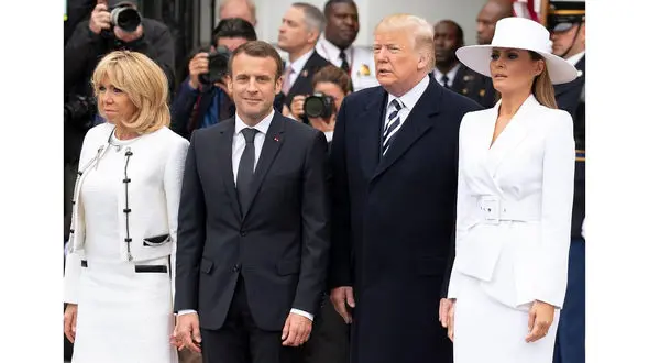 بریژیت ماکرون: ملانیا ترامپ مهربان است اما نمی‌تواند پایش را از کاخ سفید بیرون بگذارد
