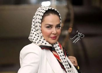 این زن میدونه چطوری جذاب به نظر بیاد!/ بهاره رهنما با آرایش نارنجی
