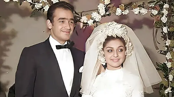 رقص دونفره گوگوش و شوهر اولش در روز عروسی ! 