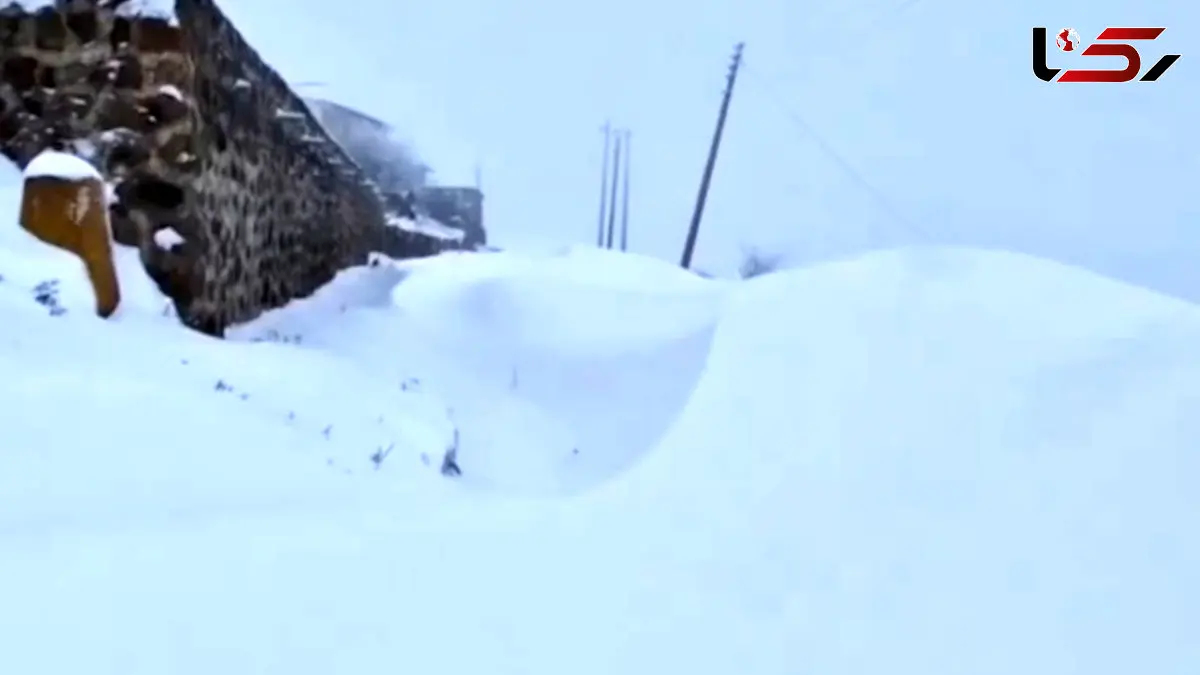 فیلم بارش سنگین برف در سوادکوه مازندران