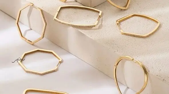 5 مدل گوشواره حلقه ای جدید طلا ترند!