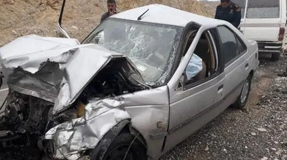عکس وحشتناک از تصادف مرگبار در جاده ایلام
