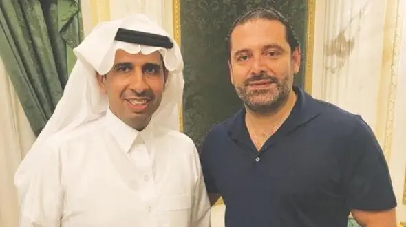 حریری بعد از استعفا عکسی از خود در کنار سفیر جدید عربستان منتشر کرد