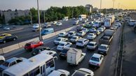 ترافیک در آزادراه های قزوین سنگین است