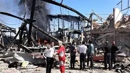 حادثه تلخ حریق در شمس آباد تهران؛ 18 مصدوم و تخریب پایگاه اورژانس
