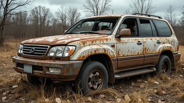 تعمیرات حرفه‌ ای و رنگ‌ آمیزی لکسوس LX470 رهاشده + فیلم