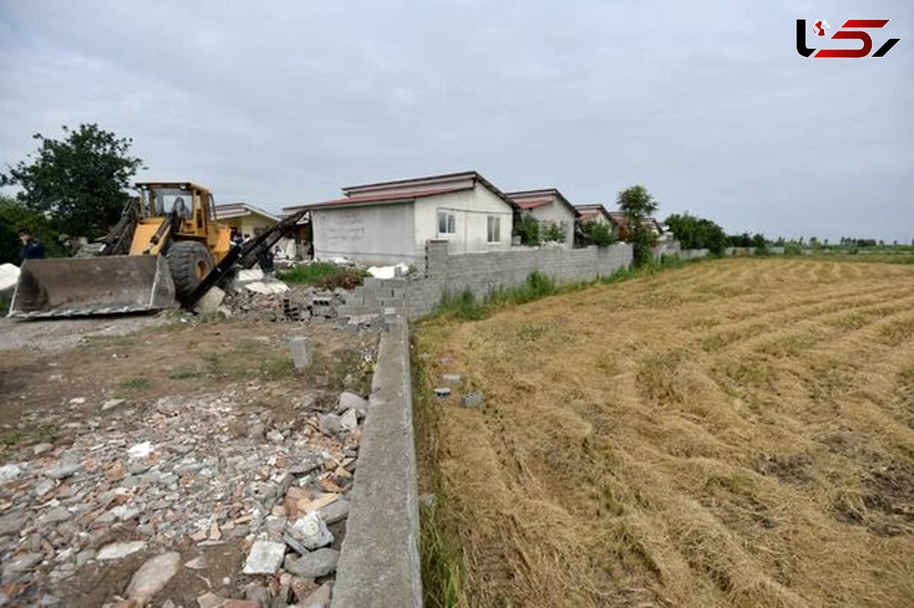 تخریب 92 بنای غیرمجاز در اراضی کشاورزی قزوین