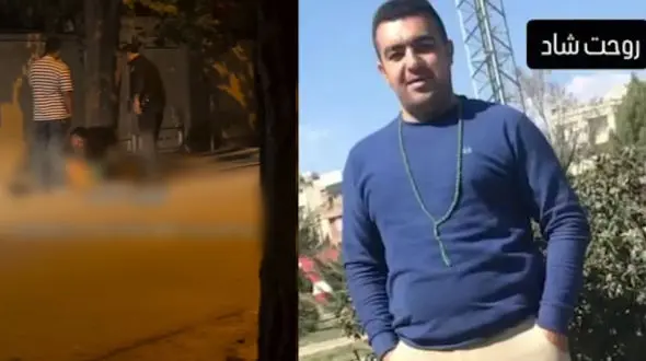 فیلم ضجه های برادر یک مرد قزوینی بالای سر جنازه برادرش / اوباش او را کشتند